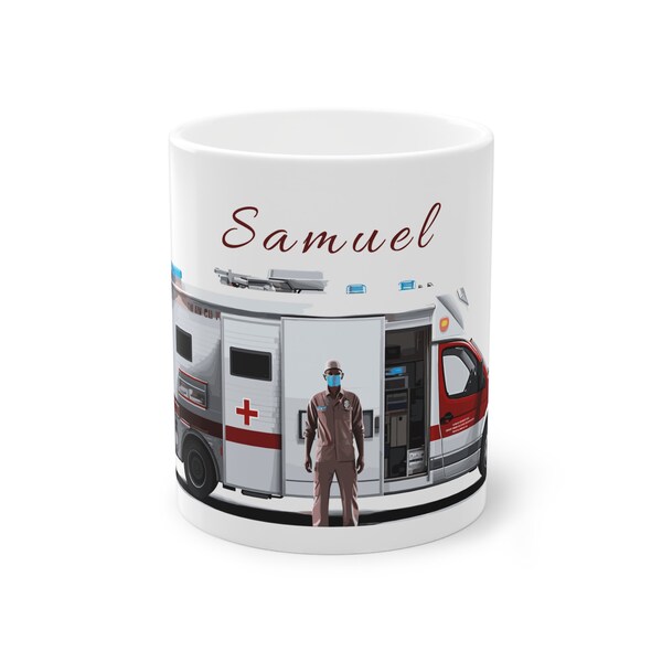 Rettungsdienst Kaffeetasse, Teetasse Rettungsdienst, Alltagshelden Tasse, Personalisierbare Tasse, Weihnachtsgeschenk