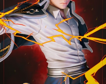 Roy Mustang Fullmetal Alchemist Resin Figure Kit | 75mm or 175mm scale Anime Statue