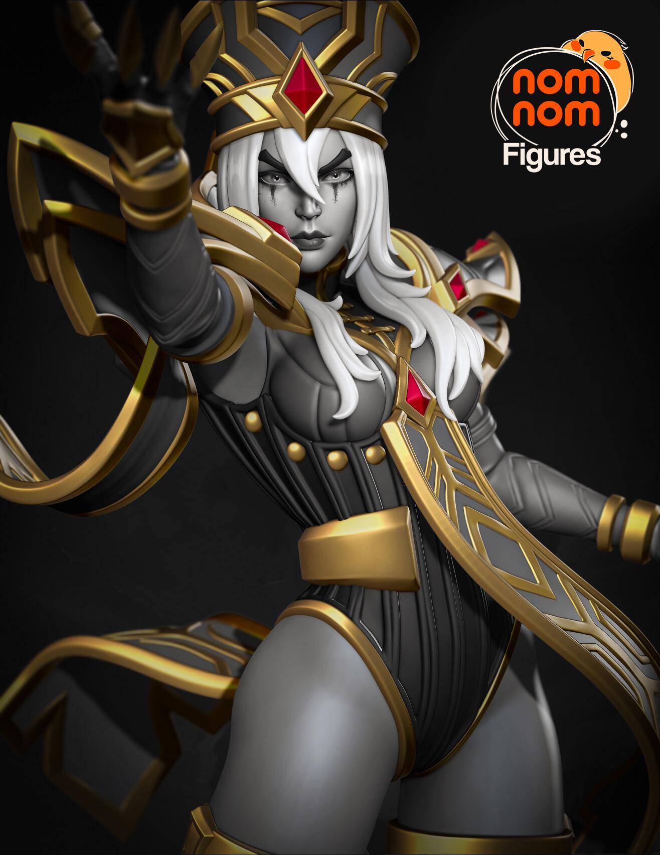 Figurine Yrel World Of Warcraft - Impression 3D Résine 2024 - À Peindre Ou Collectionner