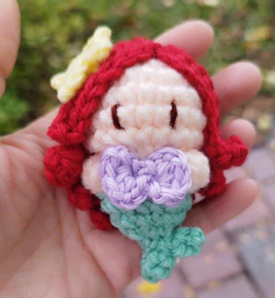 30 Mermaid Crochet Patterns: Amigurumi Dolls, Pocket Mermaids, and Creative Sea-Inspired... 19 Pocket Mermaid Easy PDF Pattern