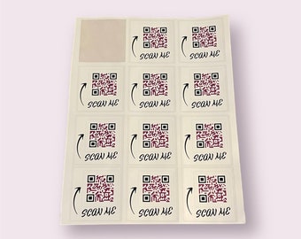 Personalised QR code Stickers For Advertising