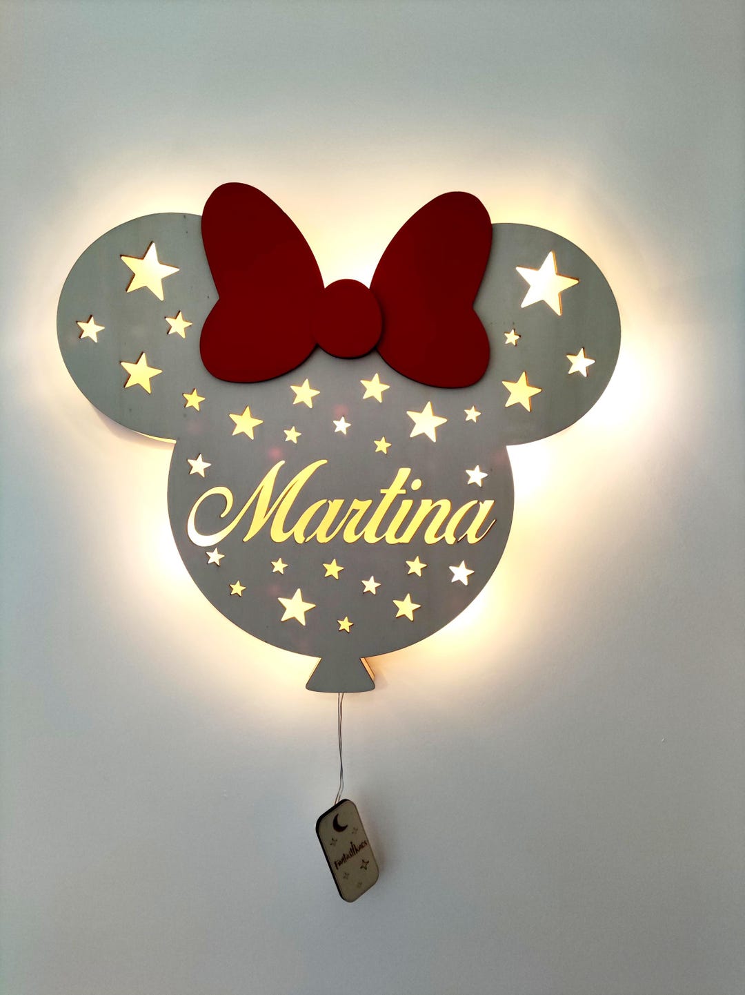 Lampada Da Parete A Forma Di Nuvola, Palloncino E Arcobaleno Per La Cameretta Del Bambino • Illuminazione Italia - Foto 13