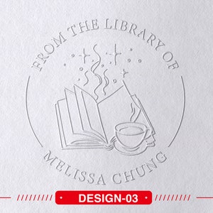 Best Book Embossers - BOOKGLOW  Book stamp, Library stamp, Personalized  stamps