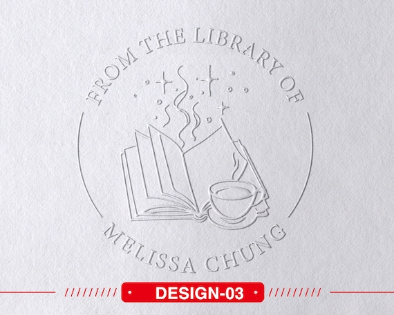 Personalized Book Embosser Your Own Designs Ex Libris Custom