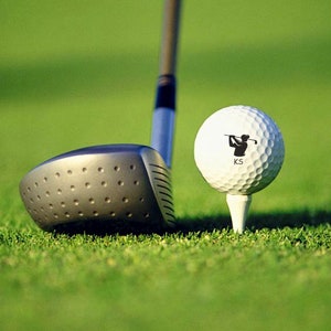 Carimbo de bola de golfe personalizado, carimbo de bola de golfe auto-tintado, marcadores reutilizáveis, carimbo de bola de golfe, presente de golfista