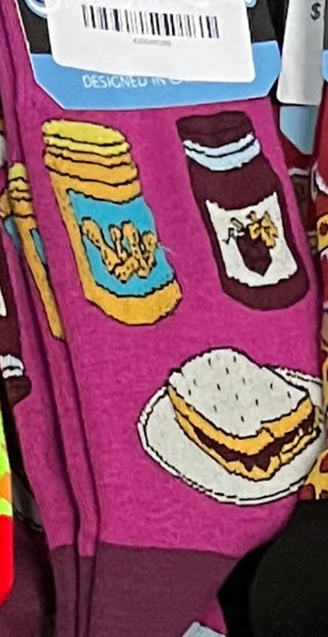 Peanut Butter Jelly Socks Etsy