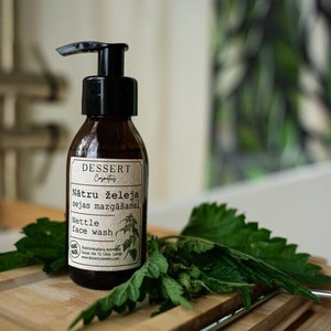 detergente viso all&#39;ortica con olio essenziale di melaleuca
