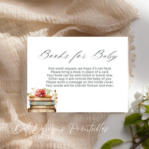 Een nieuw hoofdstuk begint | Boeken voor baby Notitiekaart | Genderneutraal | Verhalenboek babyshower | Briefpapier babyshower | Direct downloaden. D26.1d