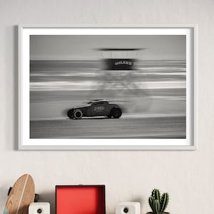 Fine Art Vintage Hot Rod Poster - Wildwood Beach Racing Print, Classic Car Photography, TROG Wall Art Man Cave, Garage, Office Decor