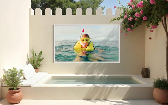 Fine Art Print - Snorkeling Wall Art, Summer, Snorkeling Print, Coastal Decor, Pool House, Gift for Divers, Nautical Decor, Gift, vacation
