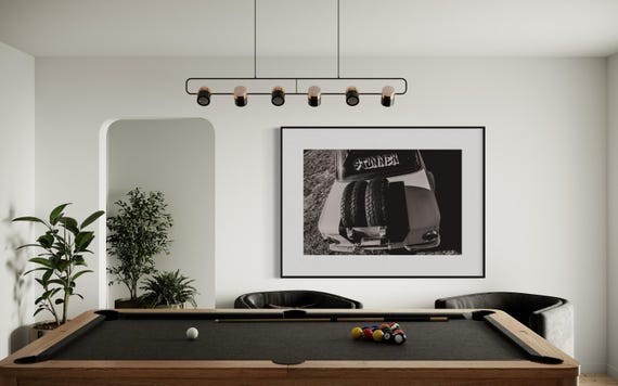 Vintage Car Wall Art Gift for Car Lover - Custom Text on BMW 2002 Over Lander Art Print - Personalized Wall Art for Living Room Wall Decor