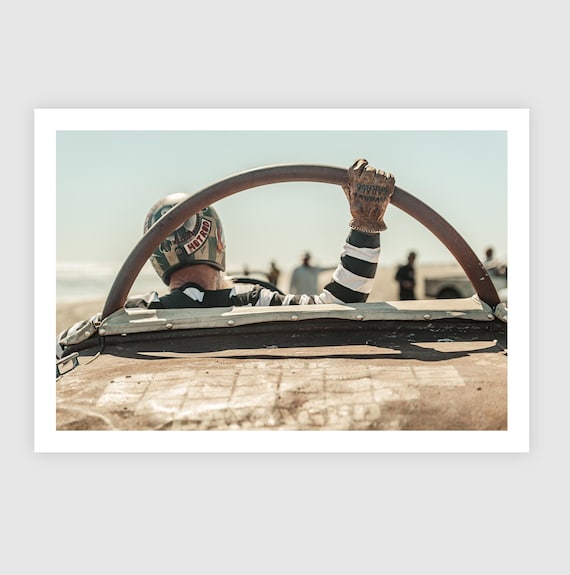 Fine Art Print - Vintage Hot Rod Racing Art Print -  Fat Monkey Garage - Black White TROG Poster, housewarming gift, garage, man cave