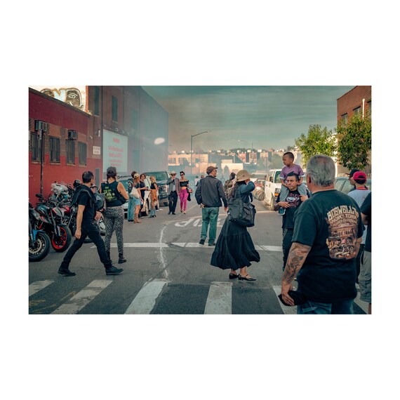 Fine Art Print - Brooklyn Street Photography Print: NYC Urban Scene by Gil Stunner