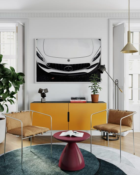 Fine Art Print - Mercedes AMG GT Wall Art, Sports Car Poster | Luxury Car Decor | Car Lovers Gift | Supercar Wall Art | Garage Decor Print