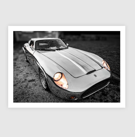 Fine Art Print - Monochrome Runge Veleno Wall Art, Black and White Vintage Car Photography, Man Cave Decor, gift for him, Car Guy Gift