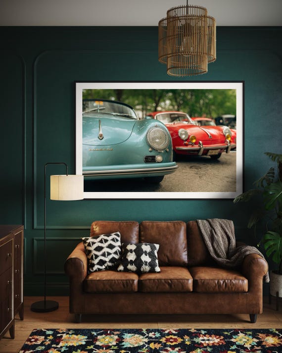 Fine Art Print Porsche 356 Speedster Photo – Vintage Classic Car Wall Art, home decor, office, poster, large prints, gift for him