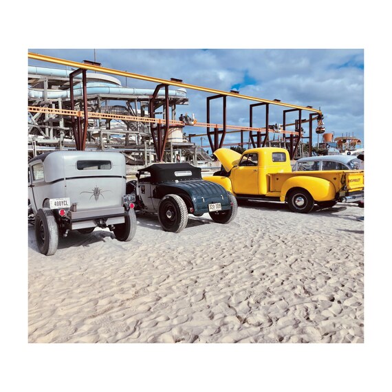 Fine Art print - Wildwood Beach Hot Rod and American Truck Photography Print: Vintage Americana Wall Art for Home Decor and Gift