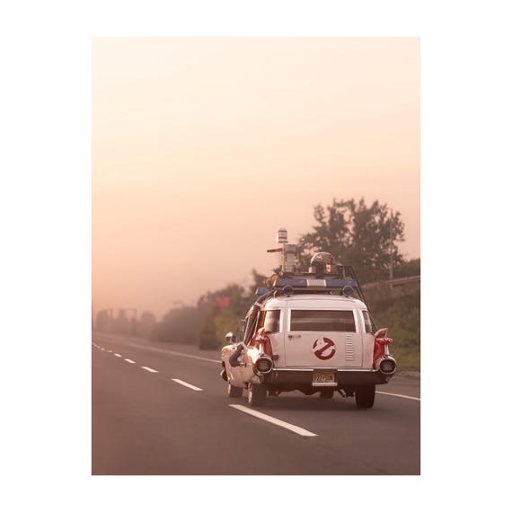Ghostbusters Ecto-1 Fine Art Print: 1959 Cadillac, 80s Movie Car