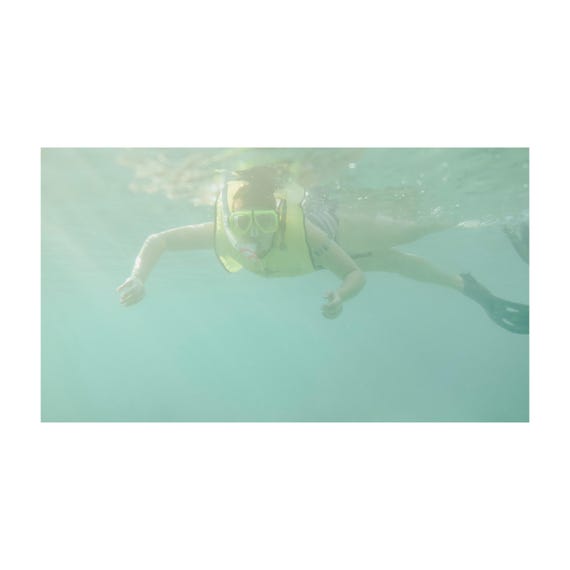 Snorkeling Fine Art Print: Aquatic Underwater Photography, Beach House Decor