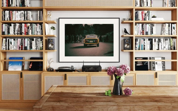 Fine Art Saab Sonett III Print: Classic Unique Automotive Decor Wall Art Accent Photo Poster