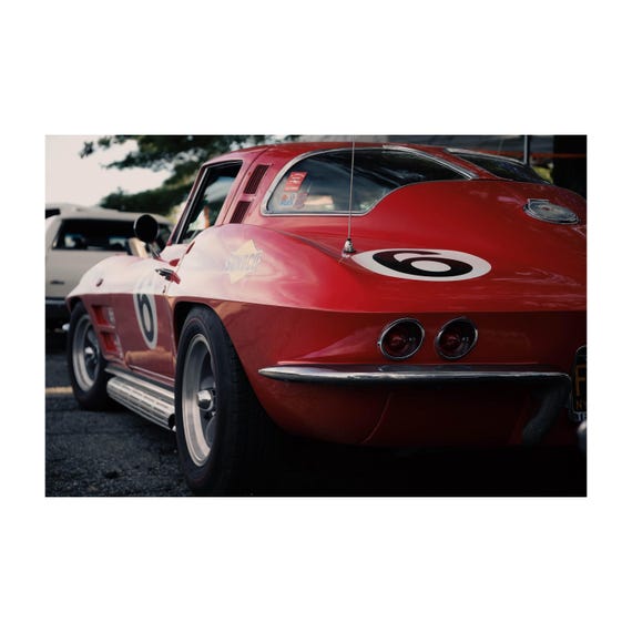 Fine Art Print - Corvette Stingray Split Window Wall Art, Vintage Car guy Gift, Corvette Gift Ideas, Man Cave Decor, Masculine wall art,