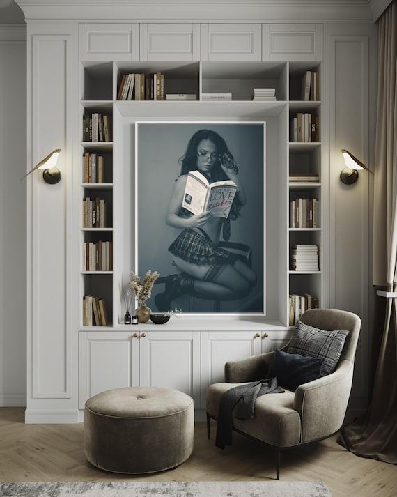 Fine Art Print - Why Men Love Trouble  | Bold Boudoir Wall Art | Funny Sexy Art | Empowered Women Decor  | Gil Stunner Photography