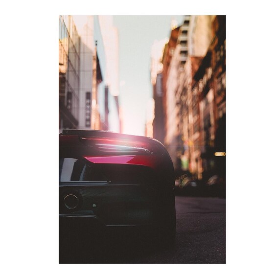 Fine Art Print - Maserati MC20 Supercar Wall Art, New York City Urban Automotive Photo, Office Decor for Super Car Lovers, Gift Ideas