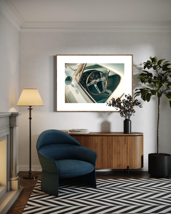 Fine Art Corvette Print, Classic Muscle Car Photography, Limited Edition Poster for Car Enthusiasts, Man Cave Decor, Housewarming Gift