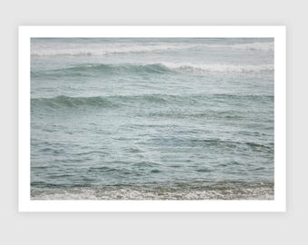 Fine Art Print - Neutral coastal ocean waves print, Coastal Wall Art | Beach Artwork | Christian Wall Art | Ocean Wall Decor | Beach House