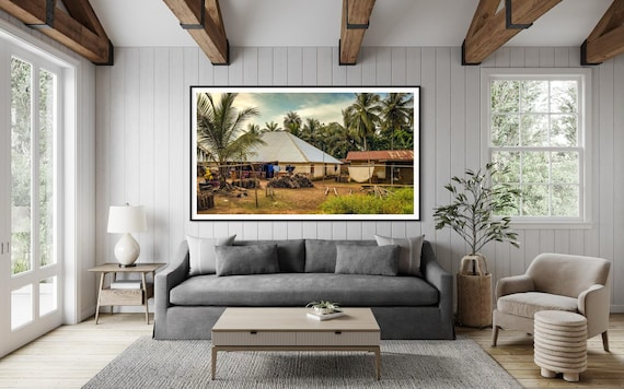 Fine Art Print - Africa Living Travel Photography Wall art - West Africa Sierra Leone Decor, Travel Print Gift, African Decor Poster