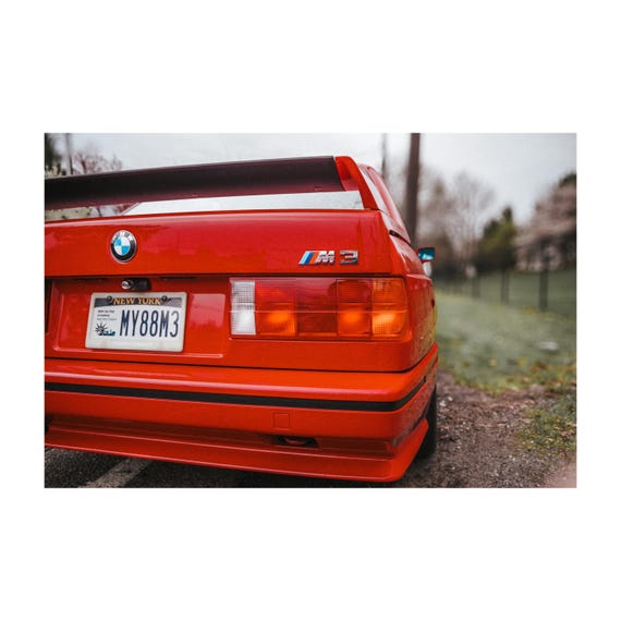 BMW E30 M3 Fine Art Print: 80s Bavaria Sports Car Photography