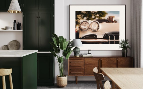 Fine Art Print -  Corvette Car Wall Art  - Muscle Car Decor Print - Vintage Americana Car Poster, Living Room, Office, or Garage, Gift Ideas