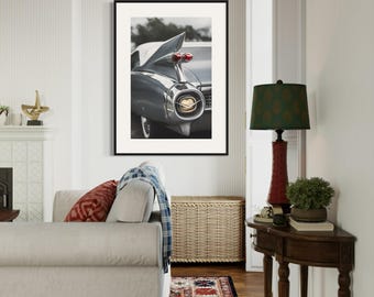 1959 Cadillac Tailfin Fine Art Print – Vintage Americana Decor Automotive Wall Art