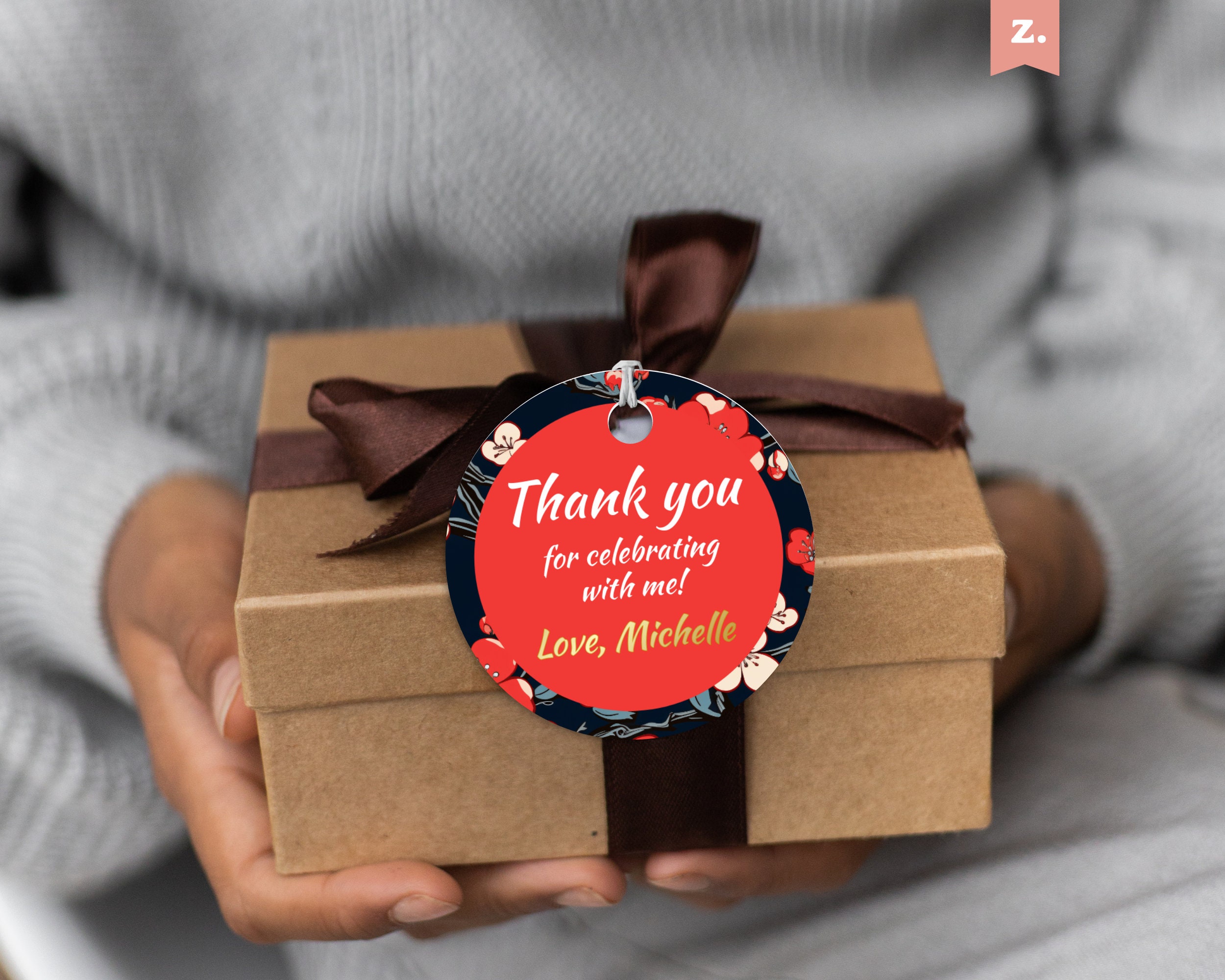 Hibachi Thank You Tag INSTANT DOWNLOAD Hibachi Dinner Party Japanese ...