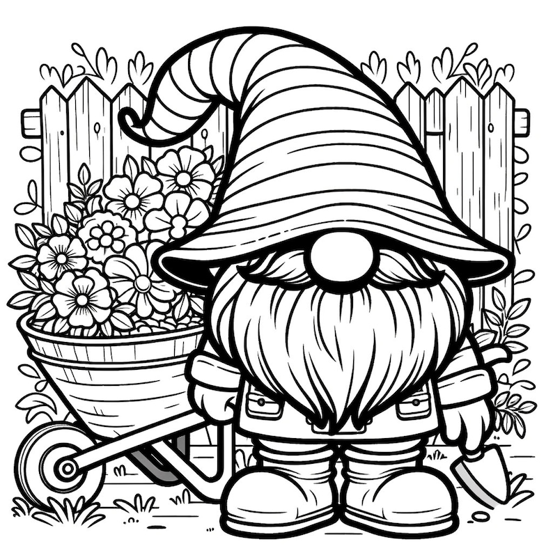 30 Gnome Coloring Pages Enchanted - Il 794xN.5723856940 Ndfh 