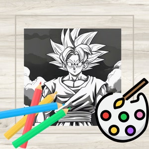 Dibujos para colorear de dragon-ball-z para niños - Dragon Ball Z