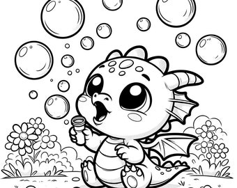 25 baby dragon coloring pages, fantasy dragon coloring pages, cute baby dragon coloring, kids coloring