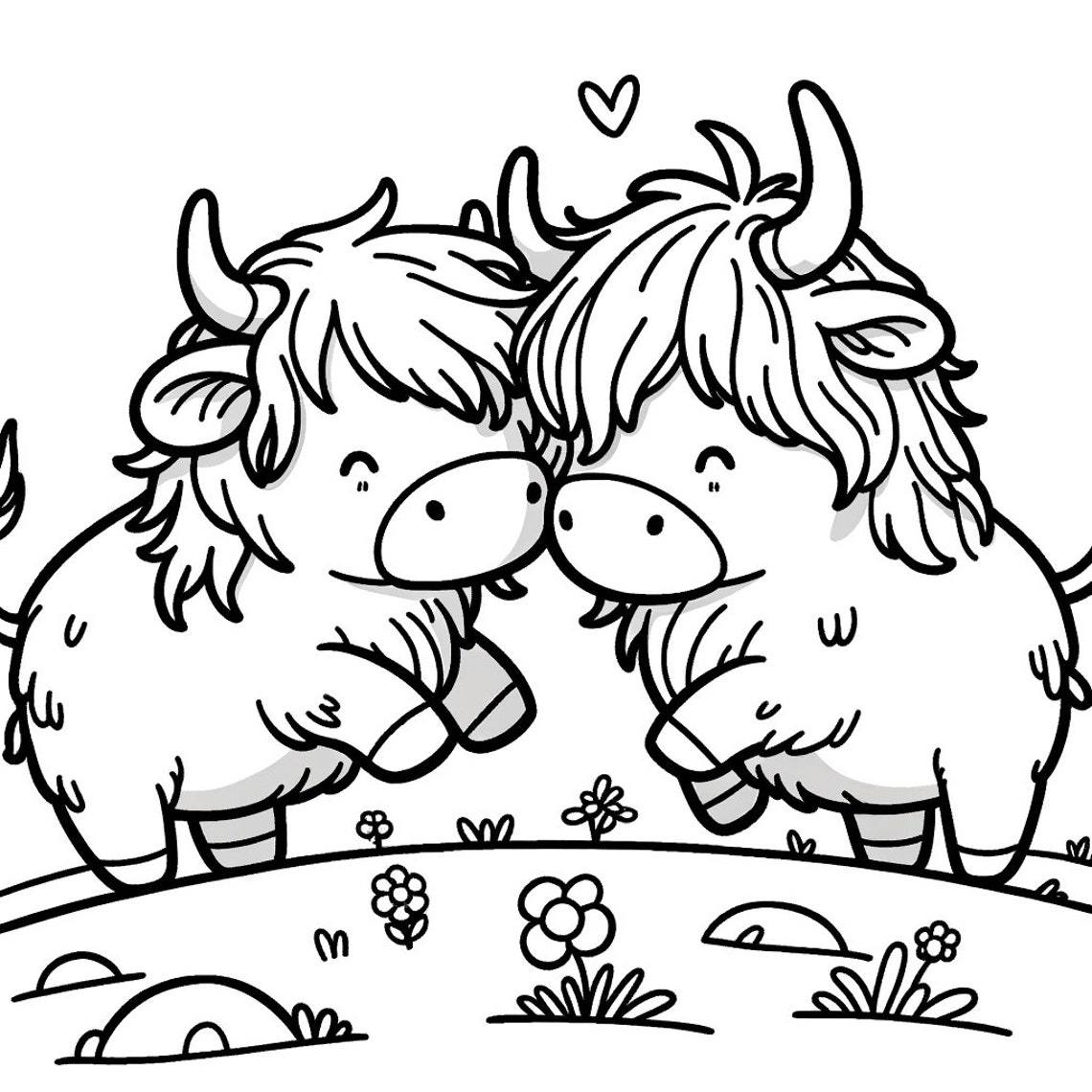 20 Highland Cow Coloring Pages, Cow Coloring Pages, Highland Cows, Cute