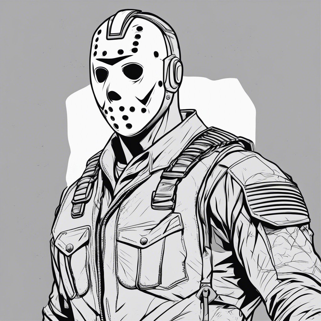 Jason Coloring Pages - Il Fullxfull.5365637566 9eac