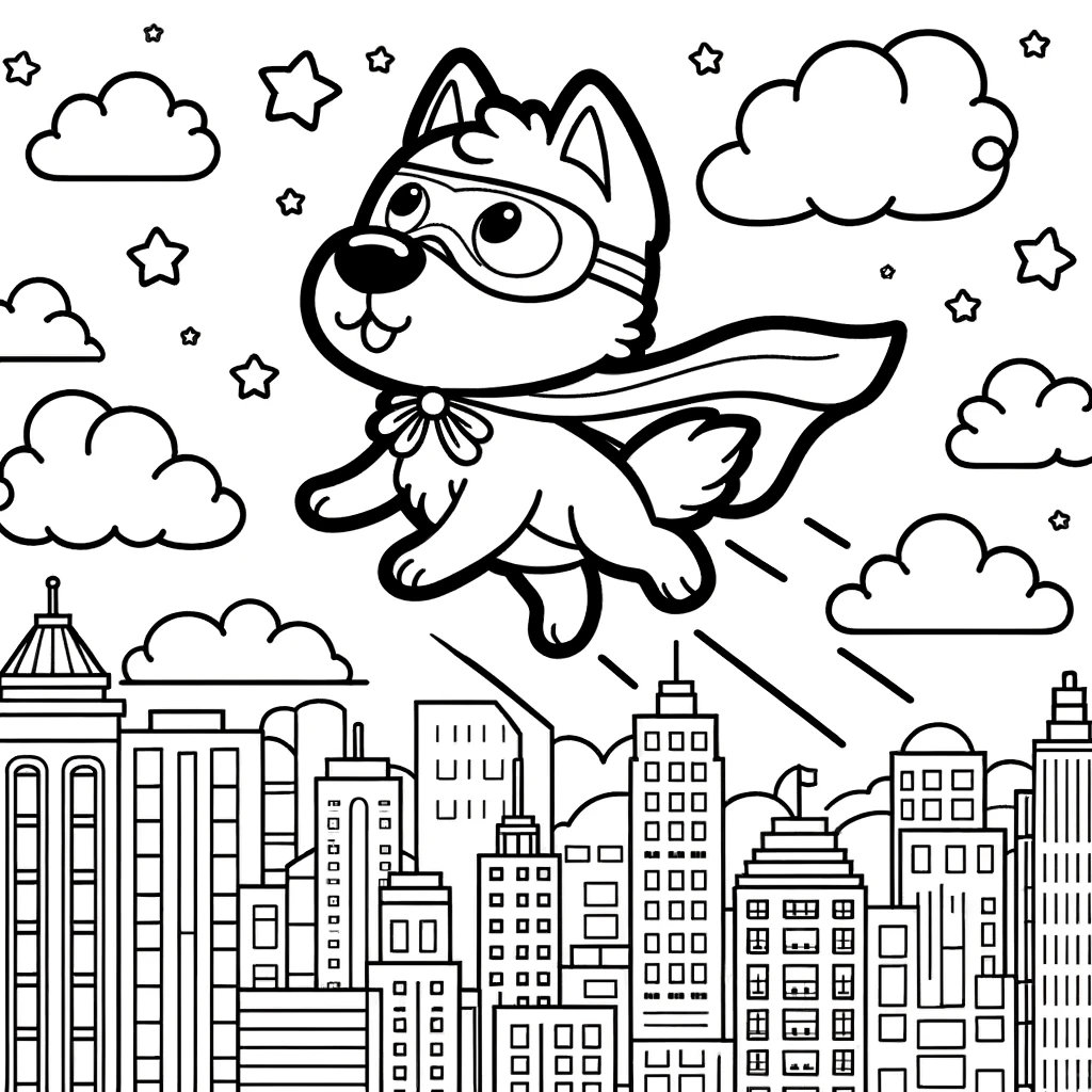 20 Cute Dog Coloring Pages, Dog Coloring, Cute Kids Dog Coloring, Puppy Coloring - Etsy