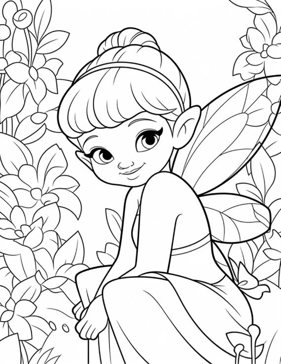 Disney Fairies Coloring Pages Disney Fairy Silvermist Coloring Pages