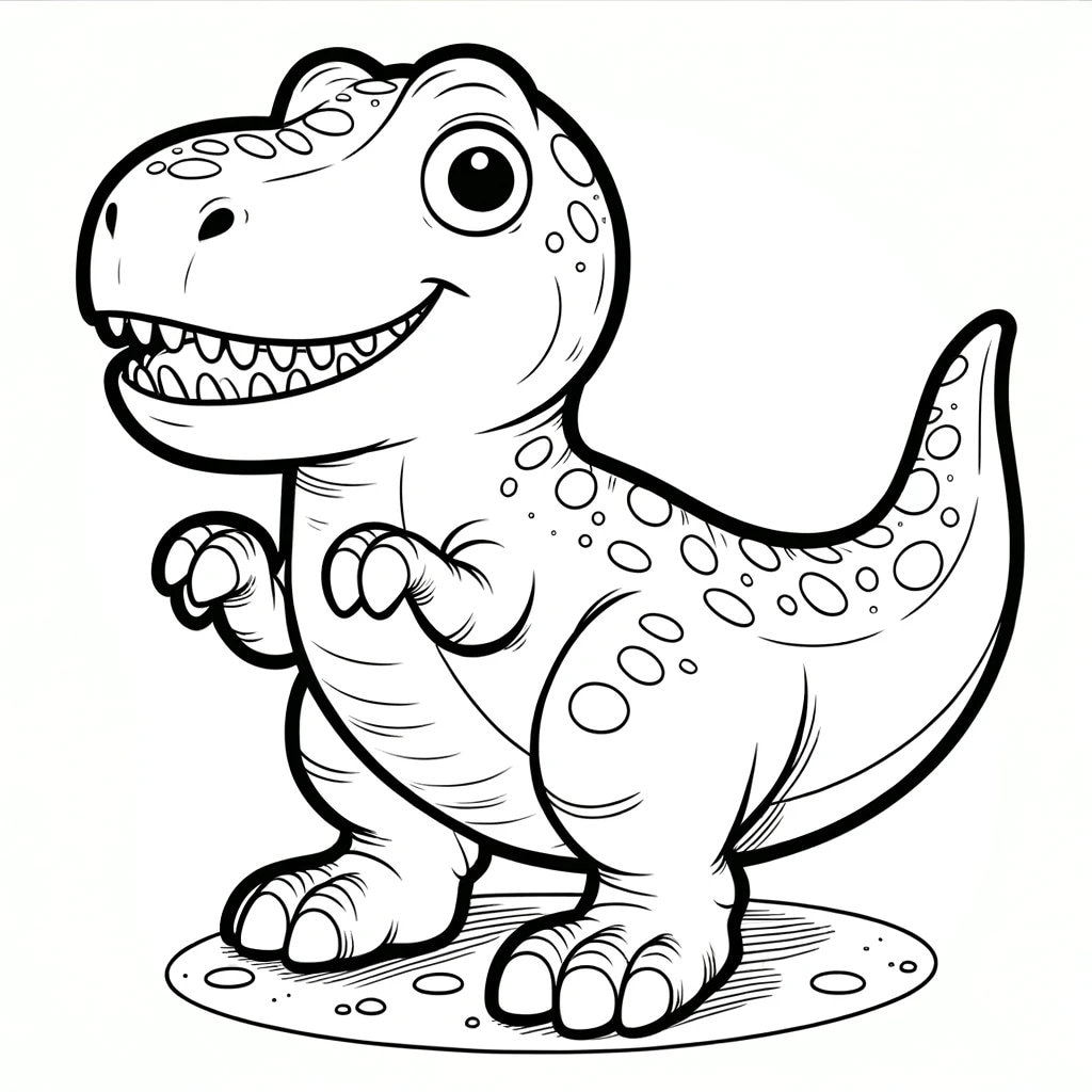 20 Dinosaur Coloring Pages, 20 Dino Packs, Cool Dinosaur Coloring Pack ...