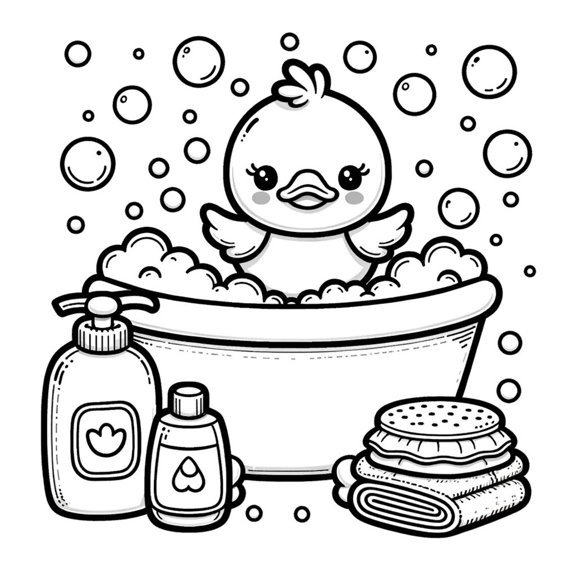 30 Baby Shower Coloring Pages, 30 Baby Coloring Pages, Baby Coloring