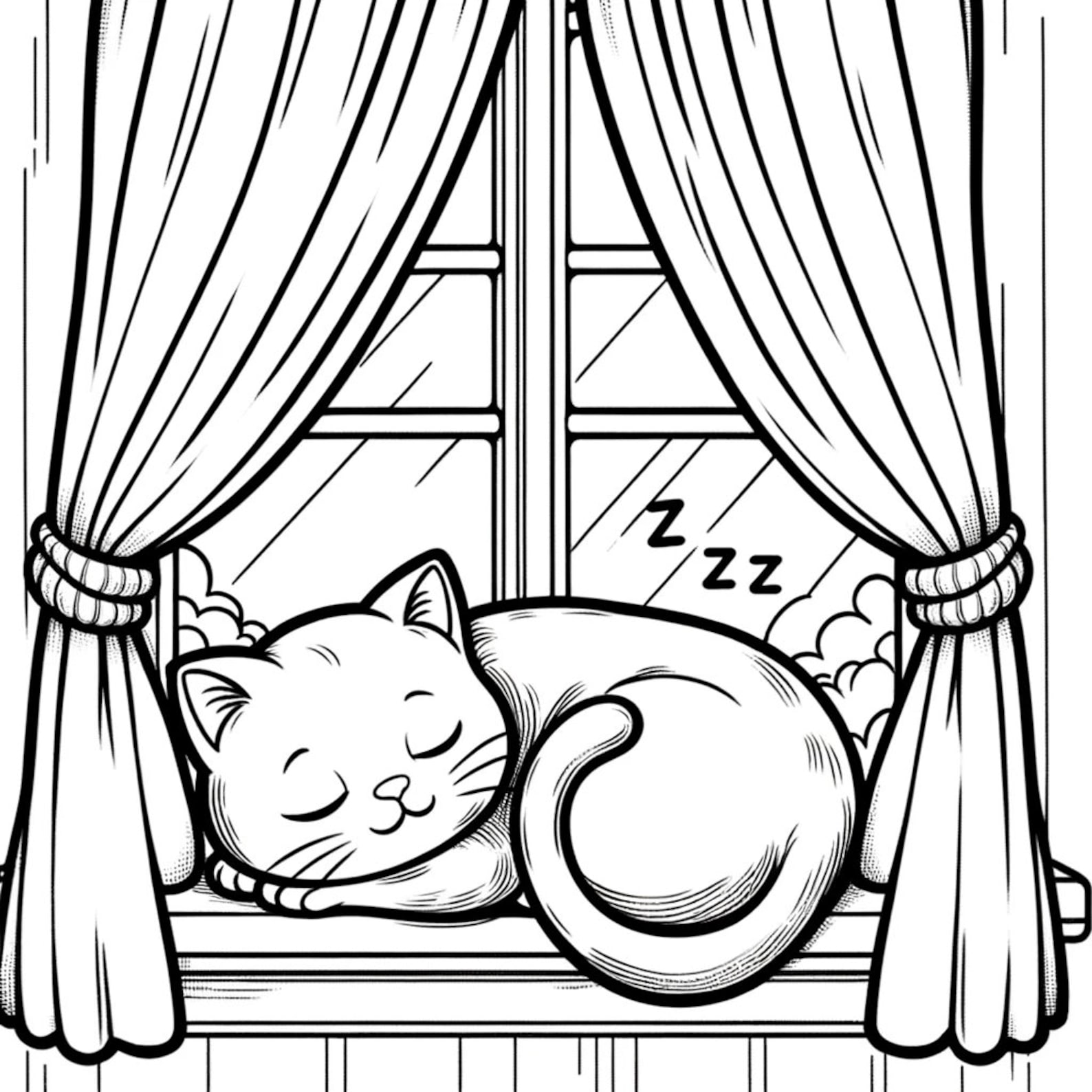 25 Cute Kitten Coloring Pages, Cute Cat Coloring Pages, Cat Coloring ...