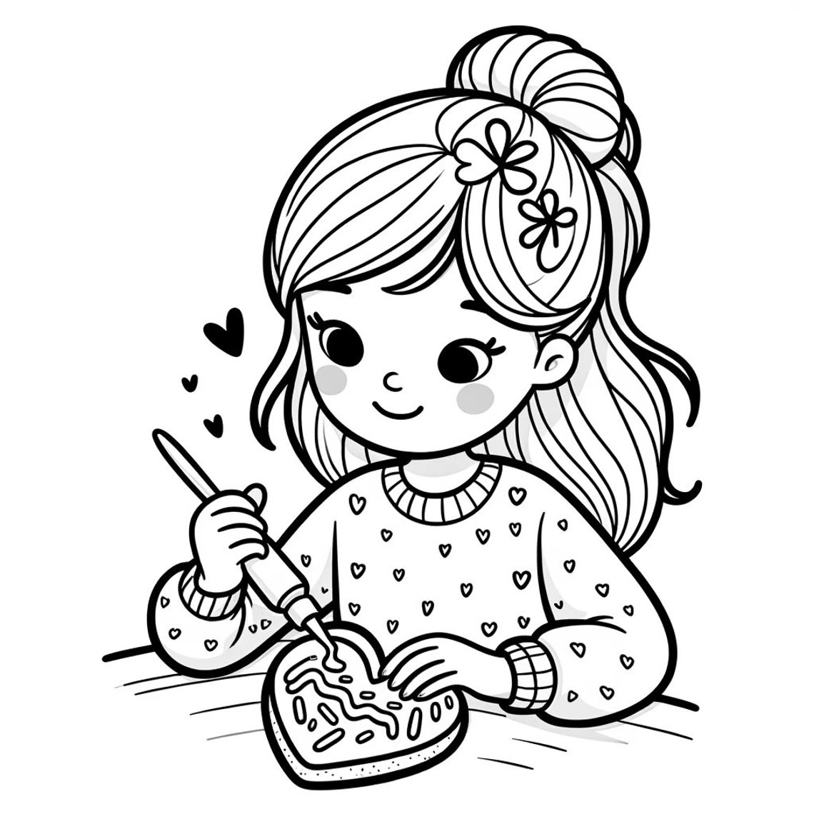 45 Valentines Day Coloring Pages, 45 Cute Love Coloring Pages, Cute ...