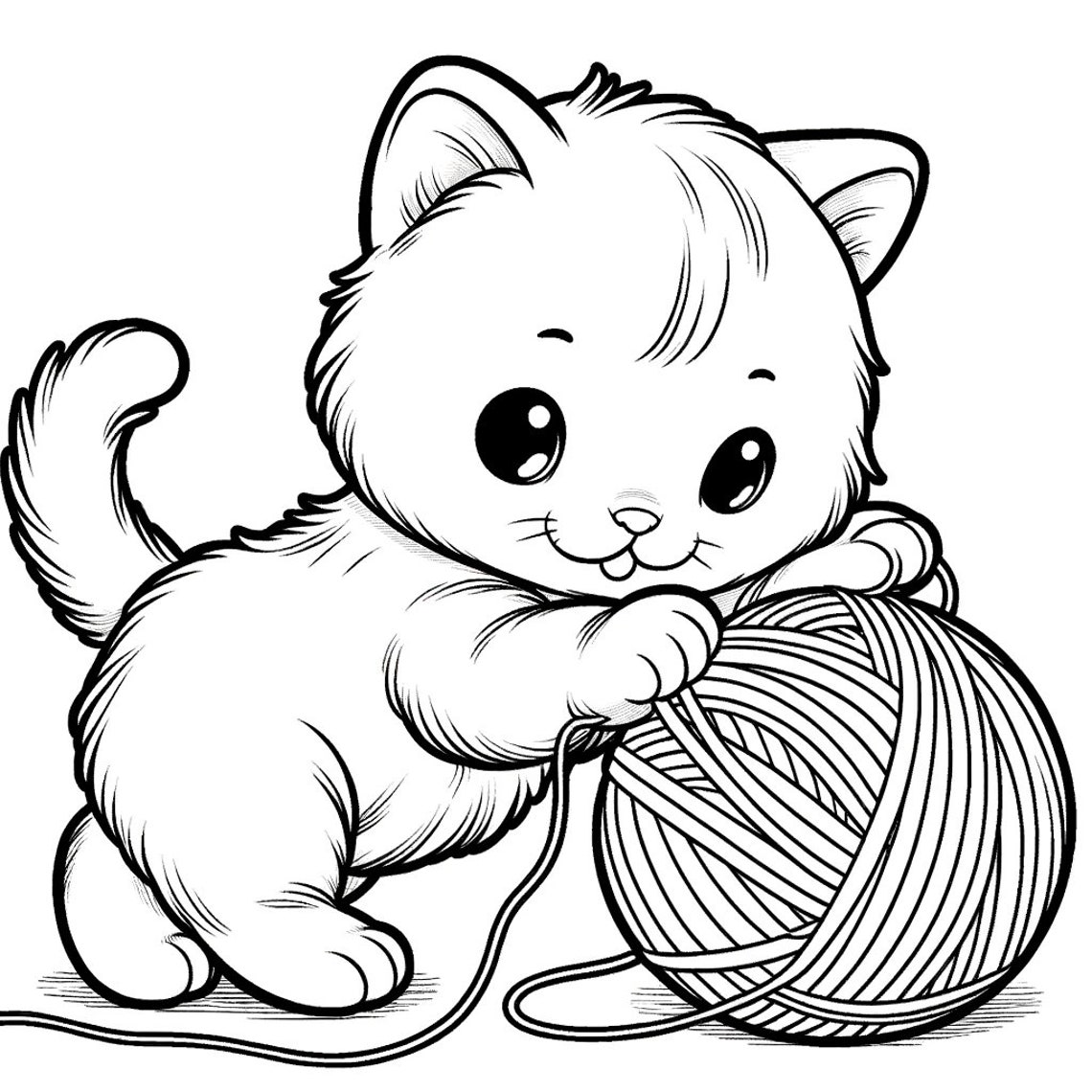 5 Cute Kitten Coloring Pages Cute - Il 1140xN.5875022813 7ga4 