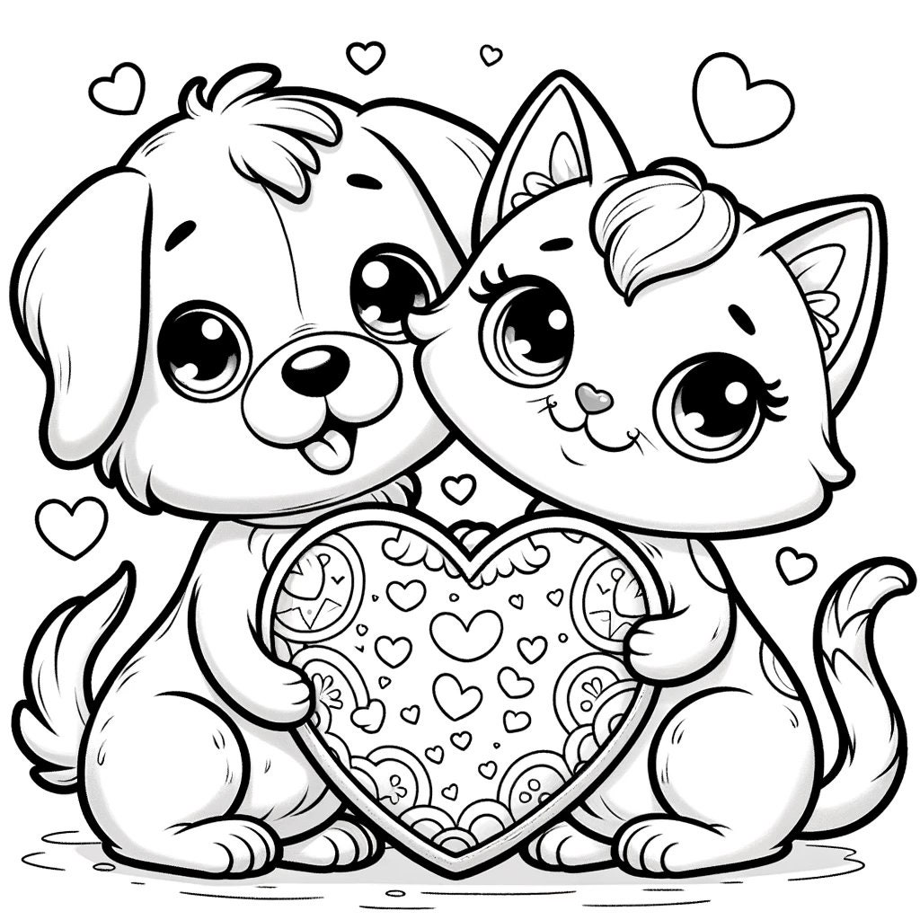 30 Valentines Day Coloring Pages - Il Fullxfull.5754936359 39t7 