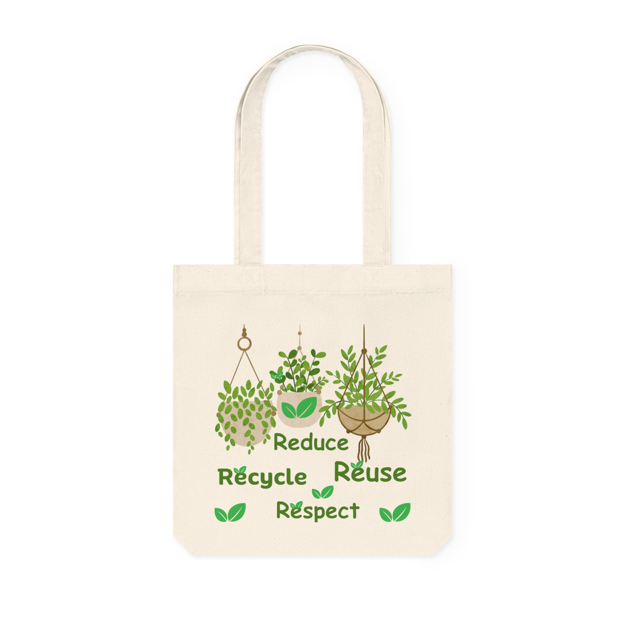 Reduce Reuse Recycle and Respect Quote-print-woven Tote - Etsy Australia