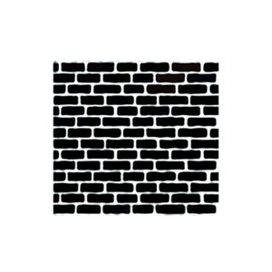Bricks Pattern Removable Vinyl Stencil