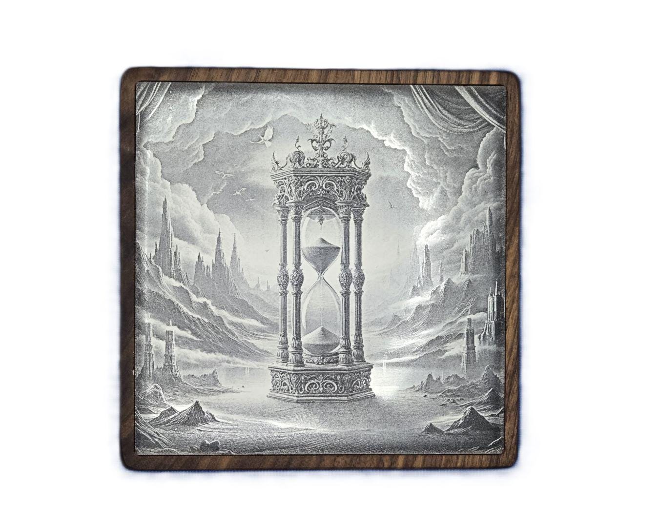 6 x 6 Laser Engraved Ceramic Tile Trivet/Hotplate